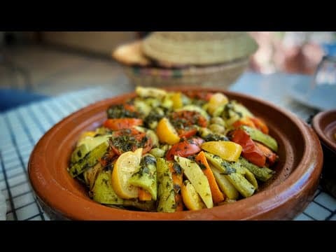 Vegetable and Chicken Tagine - Delicious Moroccan main course with medium difficulty. Perfect recipe converted from YouTube video to PDF format.