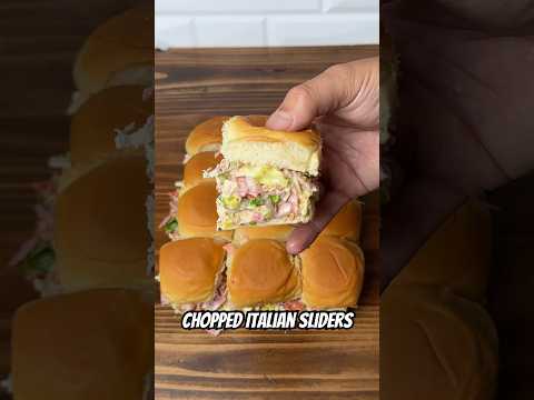 Chopped Italian sandwiches