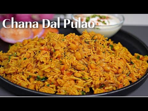 चना दाल पुलाव