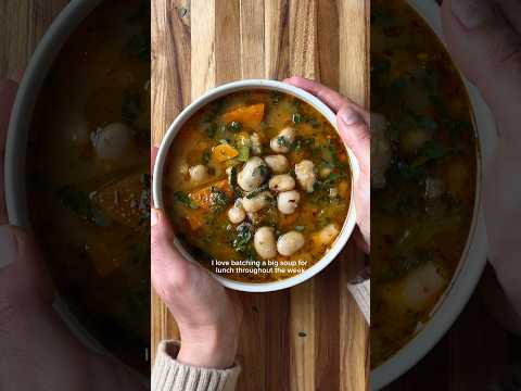 cozy white bean soup