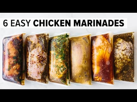 Six Easy Chicken Marinades