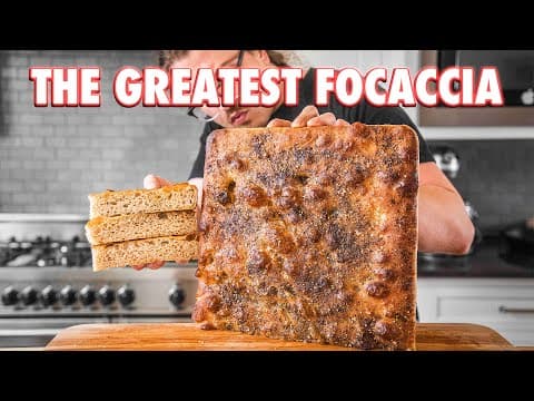 Ultra Bubbly Artisan Focaccia - Delicious Italian bread with medium difficulty. Perfect recipe converted from YouTube video to PDF format.