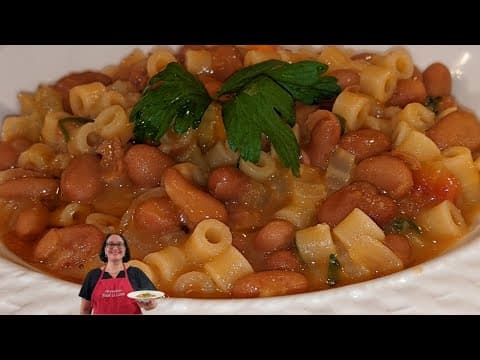 Pasta e Fagioli - Best recipe for Pasta Fagioli- Cook in less than 45 minutes.
