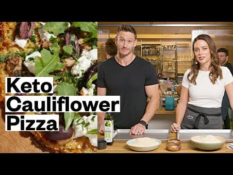 Mediterranean Keto Pizza With Thomas DeLauer - Easy Cauliflower Recipe