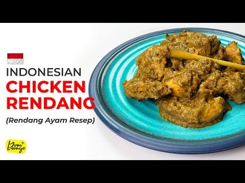 The BEST Indonesian Chicken Rendang (Rendang Ayam Resep)