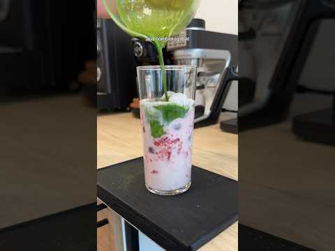 The best way to make an iced matcha latte!