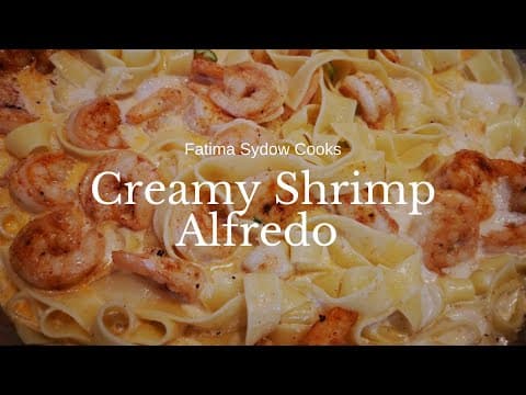 Creamy Shrimp Alfredo Pasta - Delicious Italian main course with medium difficulty. Perfect recipe converted from YouTube video to PDF format.