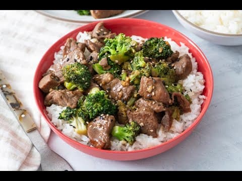Broccoli Beef Stir Fry - Chinese Take Out Copycat Recipe - Weelicious