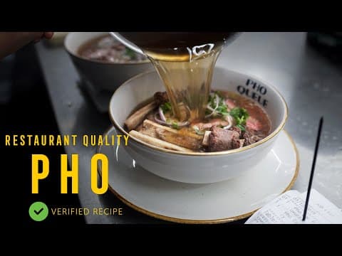 Restaurant Quality Pho at Home (a comprehensive guide with recipe)