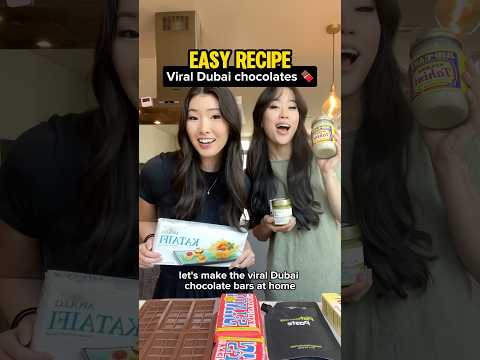 HOW TO MAKE THE BEST AT HOME VERSION OF THE VIRAL DUBAI CHOCOLATE BARS!