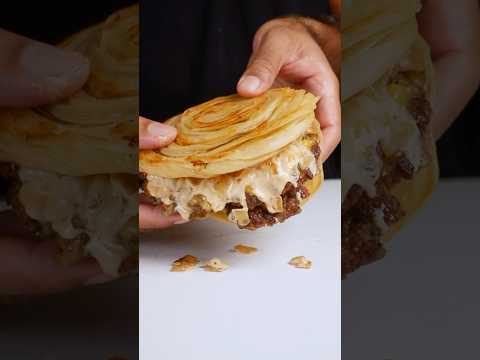 Porotta Smashburger Recipe 🇮🇳🍔