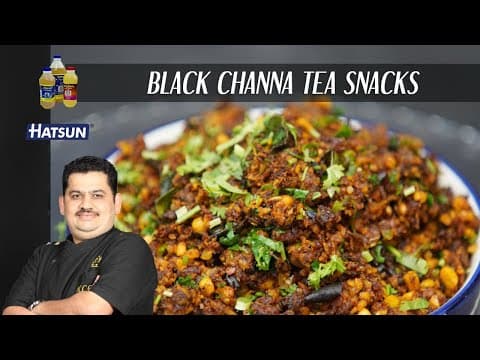 Spicy Roasted Black Chickpea (Kala Chana) Tea‑Time Snack