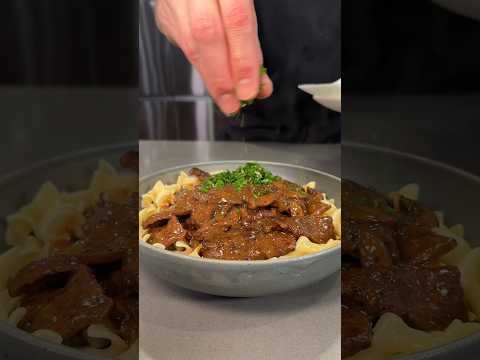 My Mom’s Beef Stroganoff