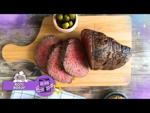 Air Fryer Beef Roast - Delicious French main course with medium difficulty. Perfect recipe converted from YouTube video to PDF format.