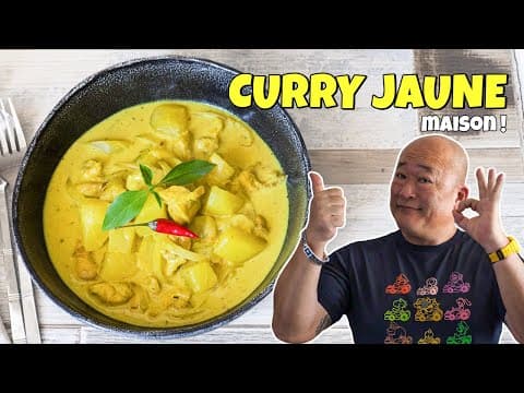 Curry jaune thaï au poulet