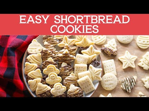 Five Ingredient Shortbread Cookies