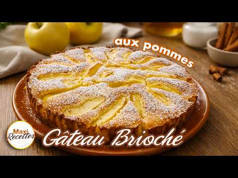Gâteau Brioché aux Pommes Recette Facile et Rapide