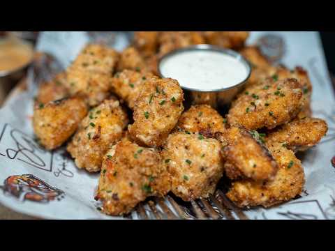 Crispy Baked Garlic Parmesan Boneless Wings