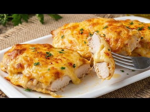 Looking for Something New? Try This Quick Cheese Chicken Schnitzel Made with Tender Chicken Breast!