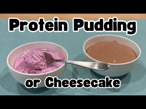 3-Ingredient Keto Cheesecake Pudding (High Protein Hack!) - American recipe that serves 2 people. A easy difficulty cooking recipe converted from YouTube video with complete ingredients and step-by-step instructions.
