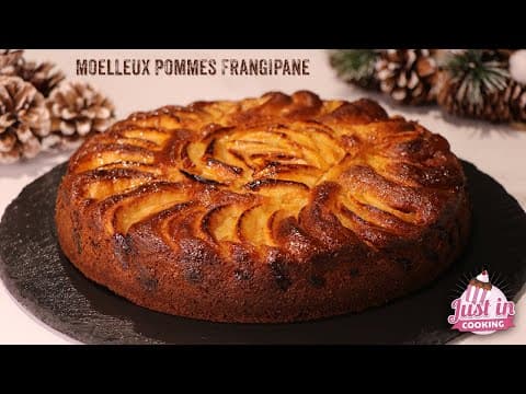 Moist Apple Almond Cream Cake - Delicious French dessert with medium difficulty. Perfect recipe converted from YouTube video to PDF format.