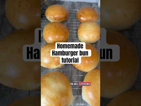 Homemade Hamburger bun tutorial! - American recipe that serves 8 people. A medium difficulty cooking recipe converted from YouTube video with complete ingredients and step-by-step instructions.