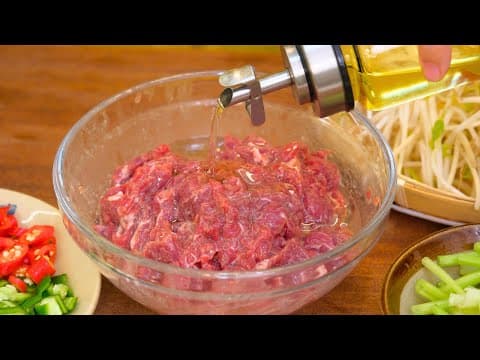 Reveal Chinese Restaurant Secret Technique: Oil Velveting Explained