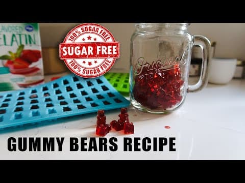 Sugar Free Gummy Bears Recipe (low carb & keto friendly)