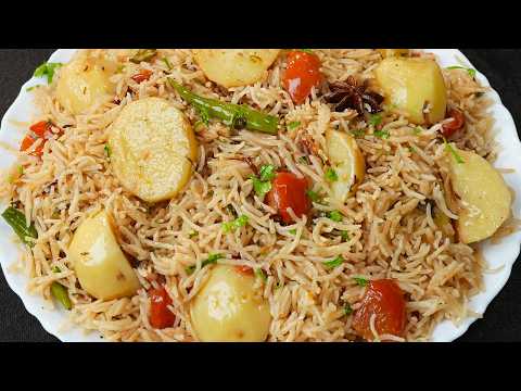 पुलाव तो हज़ारो बार बनये होंगे सिर्फ1बार मेरा ये तरीका देखलेंगे तोअभी केअभी बनएंगे ALOO YAKHNI PULAV