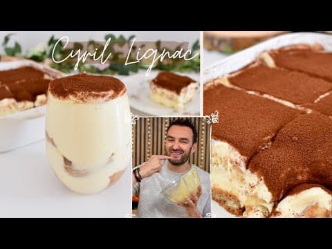 Tiramisu à la façon du chef Cyril Lignac