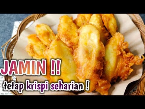 Crispy Fried Banana (Pisang Goreng Kriuk) - Delicious Indonesian snack with easy difficulty. Perfect recipe converted from YouTube video to PDF format.