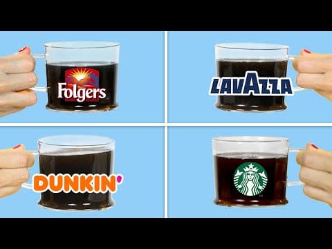 Coffee Experts Blind Taste Test Every Supermarket Coffee