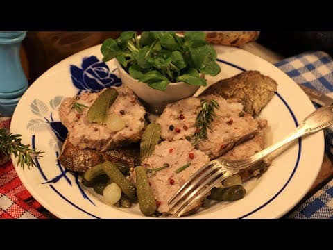 Country pâté with pepper - Delicious French appetizer with medium difficulty. Perfect recipe converted from YouTube video to PDF format.