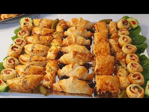Varied Mini Puff Pastry Platter