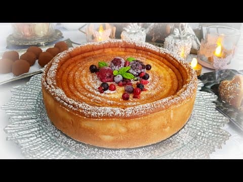 White Cheese Tart - Delicious French dessert with medium difficulty. Perfect recipe converted from YouTube video to PDF format.