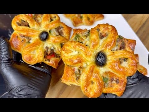 Ces feuilletés fleuris vont impressionner vos invités ! RECETTE RAMADAN 🌙