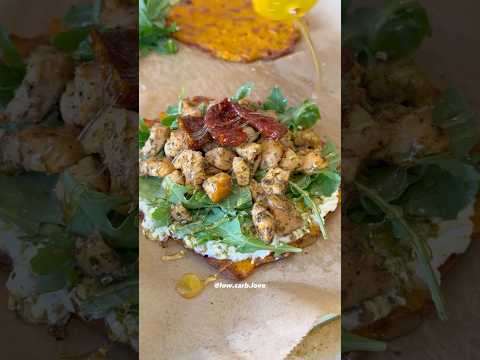 Chicken Pesto Carrot Wrap! 🥕