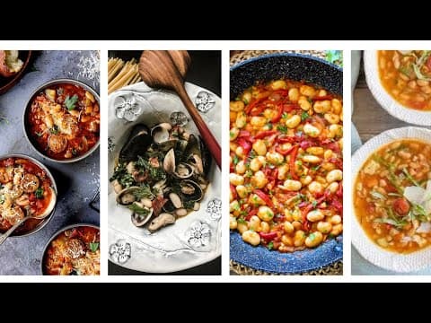 White Beans – 4 Comforting Recipes - Delicious Mediterranean main course with medium difficulty. Perfect recipe converted from YouTube video to PDF format.