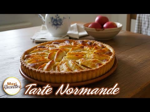 Tarte Normande aux Pommes - Delicious French dessert with easy difficulty. Perfect recipe converted from YouTube video to PDF format.