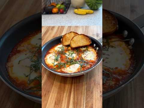 I made eggs in purgatory and it was SO EASY! - Italian recipe that serves 2 people. A easy difficulty cooking recipe converted from YouTube video with complete ingredients and step-by-step instructions.
