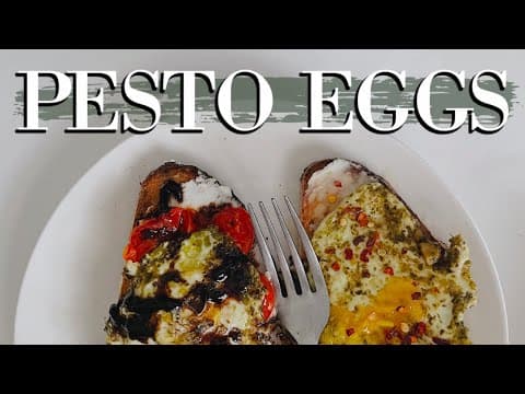 Making Pesto Eggs // Testing TikTok Recipes