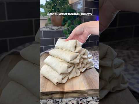 FREEZER MEAL SERIES EPISODE 5: Breakfast Burritos 🌯