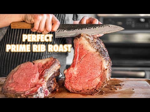 Holiday Rib Roast (Reverse Sear) - Delicious American main course with medium difficulty. Perfect recipe converted from YouTube video to PDF format.