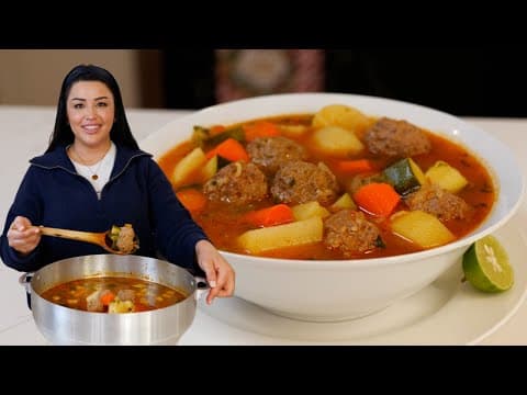 Juicy Albondigas Soup