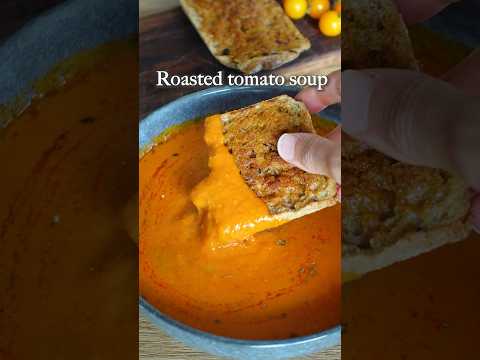 Roasted Tomato Soup - Delicious Mediterranean soup with easy difficulty. Perfect recipe converted from YouTube video to PDF format.