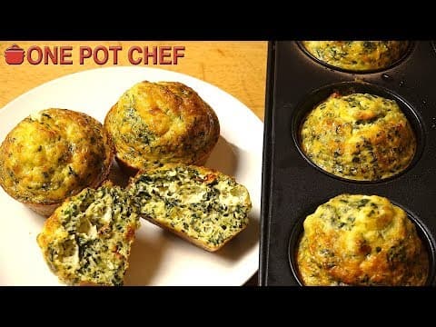 Spinach and Cheese Mini Frittatas