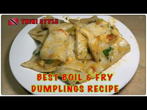 BEST BOIL & FRY DUMPLINGS RECIPE