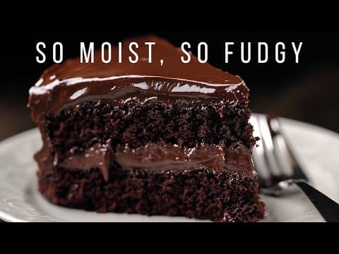 Coffee-Infused Chocolate Cake with Chocolate Cream Frosting