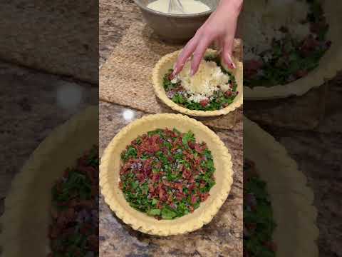 Easy Bacon and Spinach Quiche
