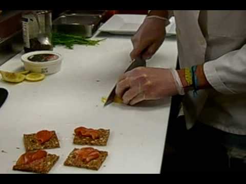 The Dish Salmon gravlax with mustard dressing